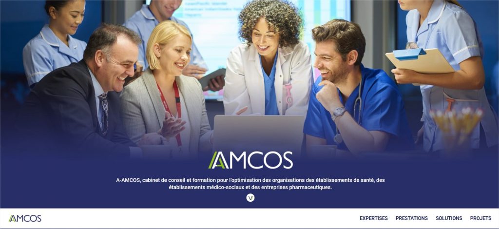 Création du site vitrine A-AMCOS