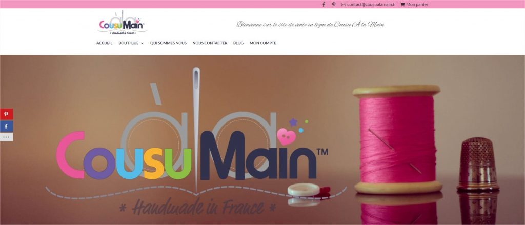 Refonte du site cousualamain.fr