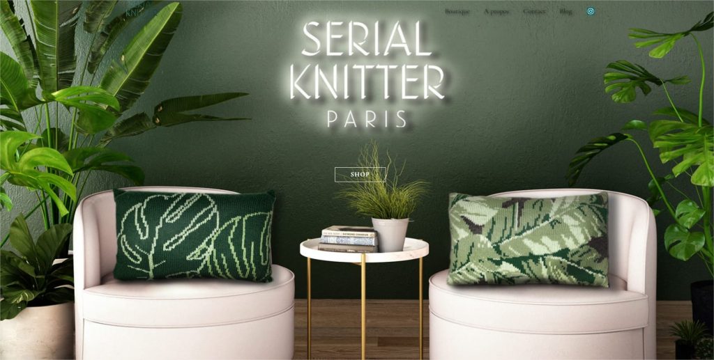 Création du site e-commerce serialknitterparis.com