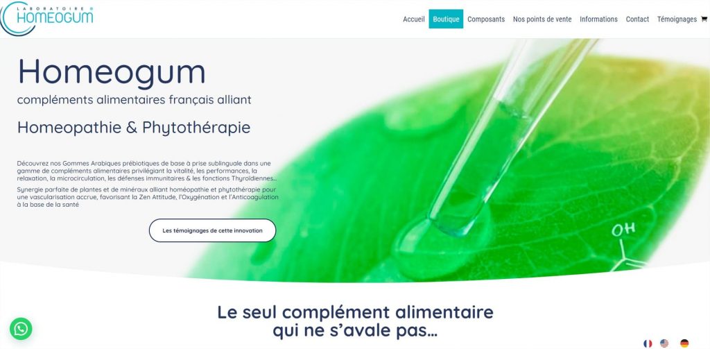 Refonte du site traitement-homeopathique.com