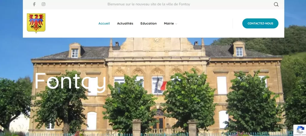 Refonte du site de la ville de Fontoy