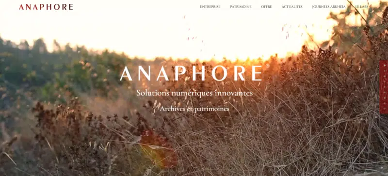 Refonte du site d&rsquo;Anaphore